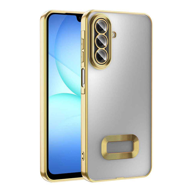 Galaxy A17 Kılıf Kamera Korumalı Logo Gösteren Zore Omega Kapak
