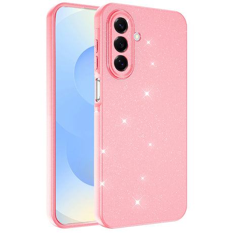 Galaxy A17 Kılıf Kamera Korumalı Simli Lüks Zore Koton Kapak