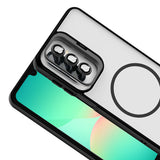 Galaxy A17 Kılıf Standlı ve Kamera Lens Hediyeli Zore Etro Kapak