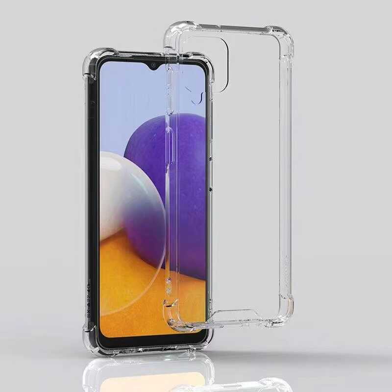 Galaxy A22 4G Kılıf Zore Nitro Anti Shock Silikon
