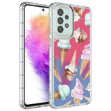 Galaxy A23 Kılıf Kamera Korumalı Renkli Desenli Sert Silikon Zore Korn Kapak