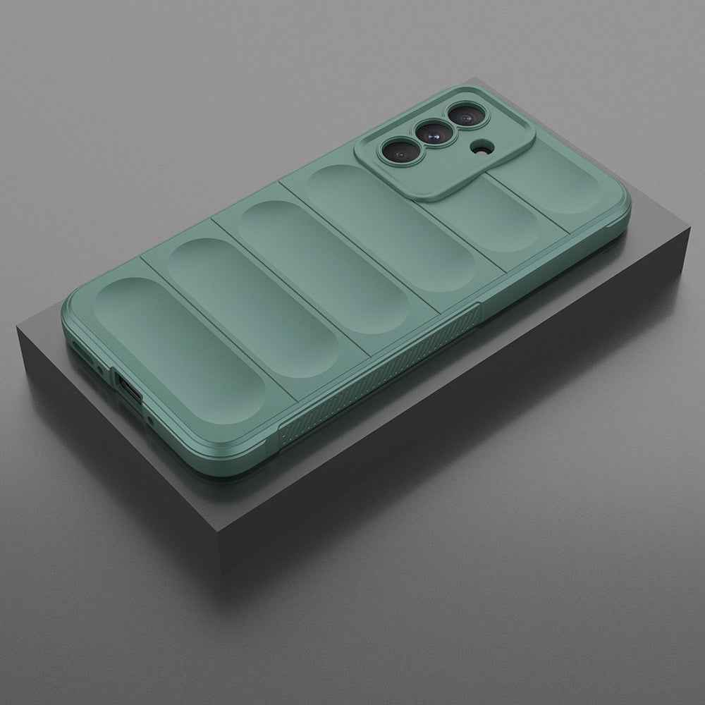 Galaxy A26 Kılıf Esnek TPU Oyuklu Arka Yüzey Tasarımlı Zore Etnik Silikon Kapak