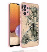 Galaxy A32 4G Kılıf Desenli Kamera Korumalı Parlak Zore Nora Kapak