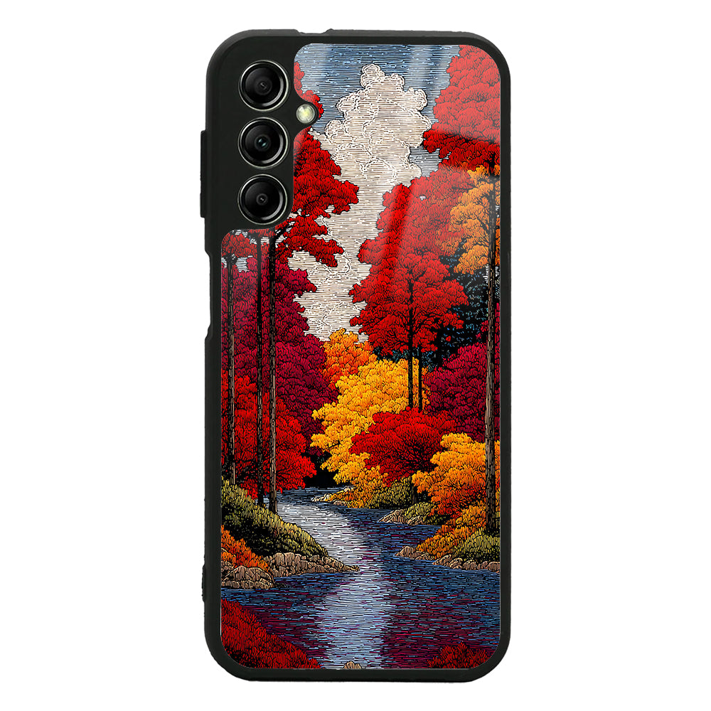 Galaxy A34 Kılıf Kamera Korumalı Desenli Zore Lusi Kapak