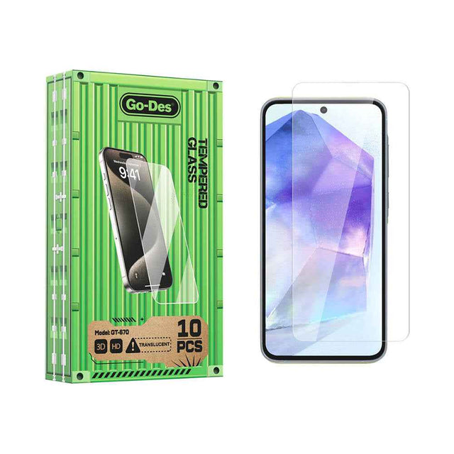 Galaxy A35 Go Des Parmak İzi Bırakmayan 9H Oleofobik Bom Glass Ekran Koruyucu