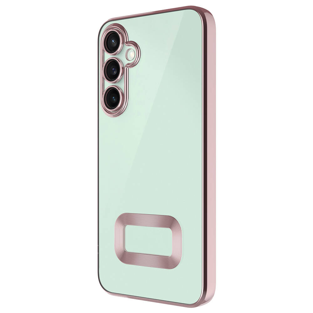 Galaxy A35 Kılıf Kamera Korumalı Logo Gösteren Zore Omega Kapak