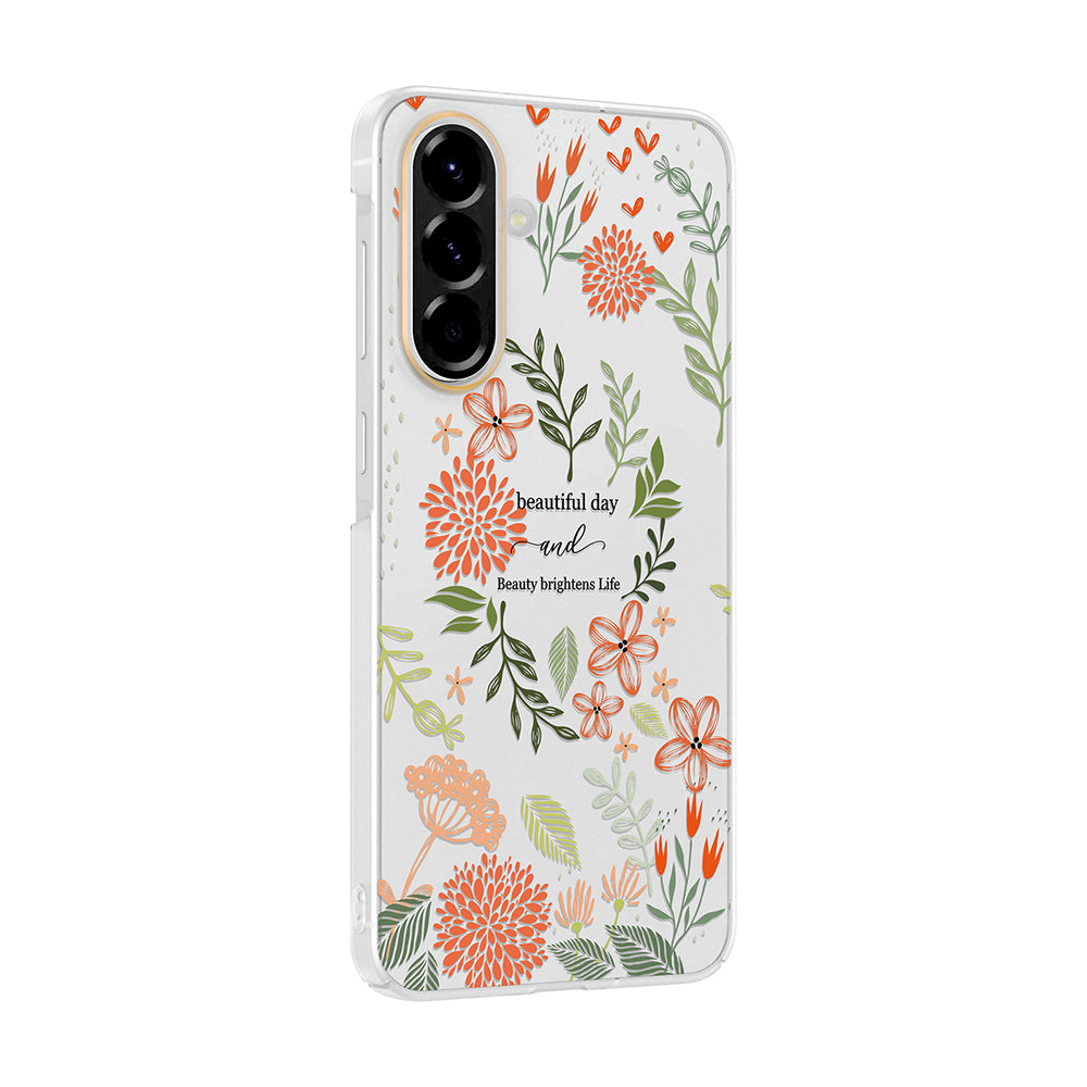Galaxy A37 Kılıf Kamera Korumalı Desenli Zore Klip Kapak