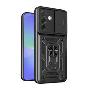 Galaxy A37 Kılıf Magnetik Standlı Kamera Korumalı Zore Sürgülü Vega Kapak