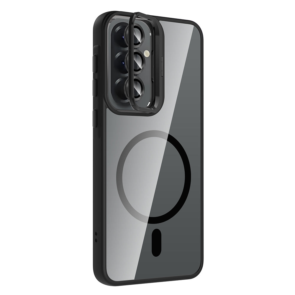 Galaxy A37 Kılıf Standlı ve Kamera Lens Hediyeli Zore Etro Kapak
