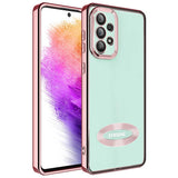 Galaxy A53 5G Kılıf Kamera Korumalı Logo Gösteren Zore Omega Kapak
