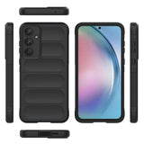 Galaxy A55 Kılıf Esnek TPU Oyuklu Arka Yüzey Tasarımlı Zore Etnik Silikon Kapak