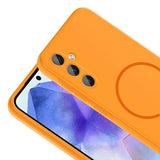 Galaxy A55 Kılıf M-safe Şarj Özellikli Zore Meta Kapak