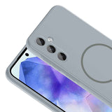 Galaxy A55 Kılıf M-safe Şarj Özellikli Zore Meta Kapak