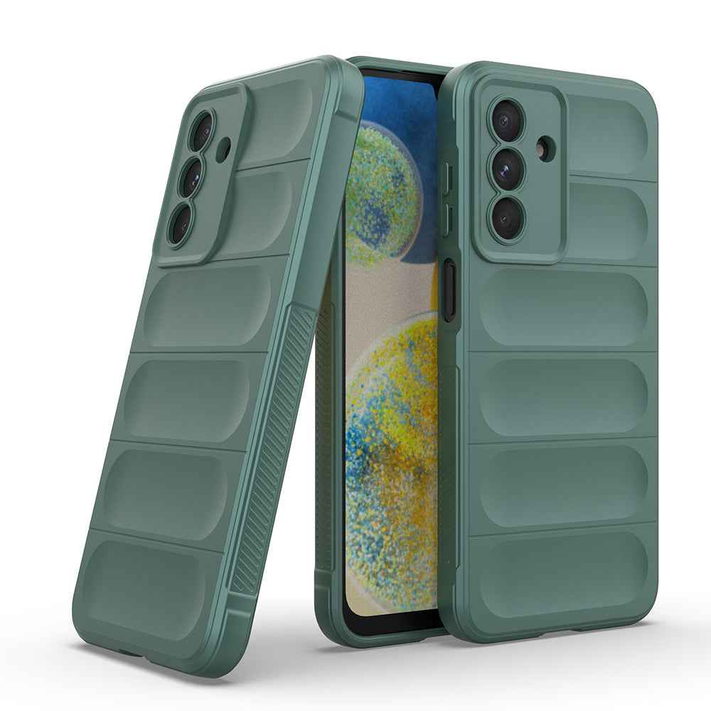 Galaxy A56 Kılıf Esnek TPU Oyuklu Arka Yüzey Tasarımlı Zore Etnik Silikon Kapak