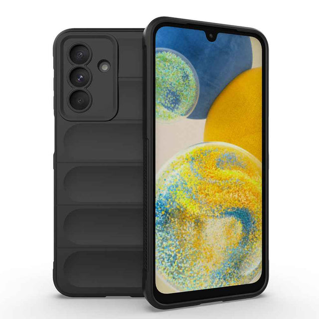 Galaxy A56 Kılıf Esnek TPU Oyuklu Arka Yüzey Tasarımlı Zore Etnik Silikon Kapak