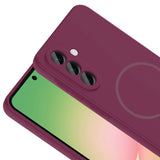 Galaxy A56 Kılıf M-safe Şarj Özellikli Zore Meta Kapak