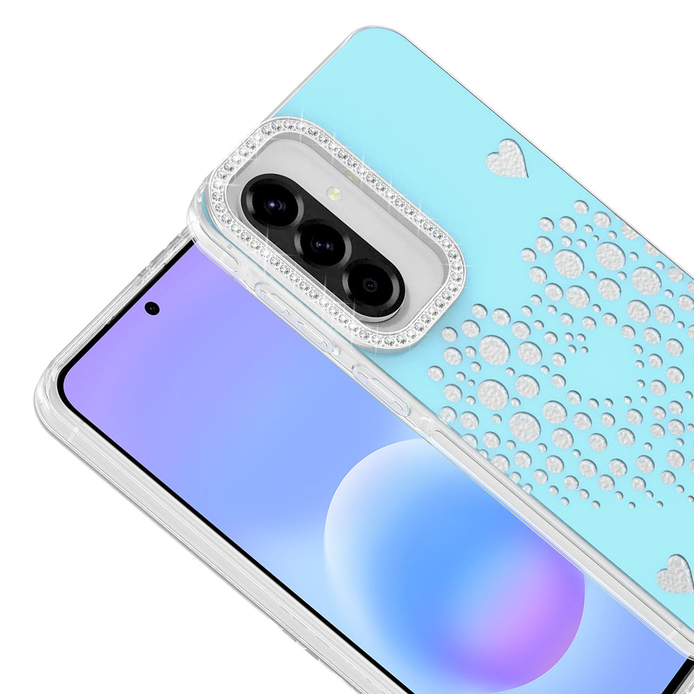 Galaxy A57 Kılıf Damla Taşlı Zore Rivas Sert PC Kapak