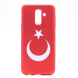 Galaxy A6 Plus 2018 Kılıf Zore Bayrak Silikon