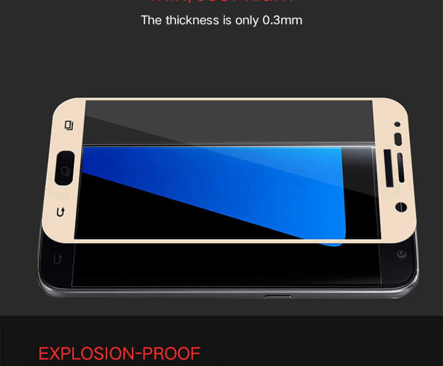 Galaxy A7 2016 Zore Ekranı Tam Kaplayan Düz Cam Koruyucu