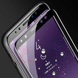 Galaxy A8 2018 Zore Kenarları Kırılmaya Dayanıklı Cam Ekran Koruyucu