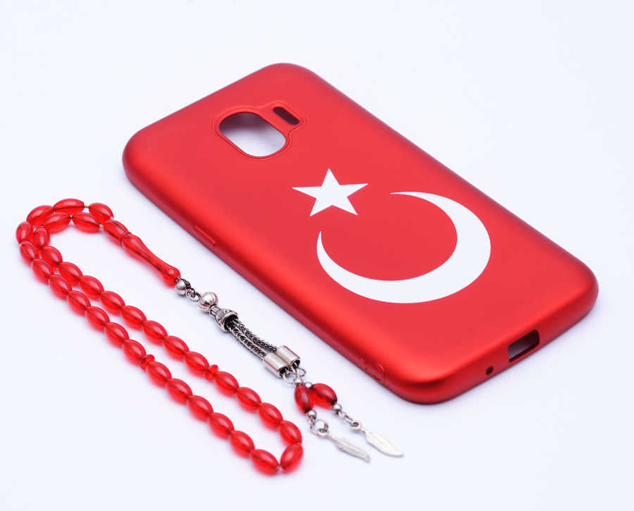 Galaxy J2 Pro 2018 Kılıf Zore Bayrak Silikon