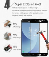 Galaxy J530 Pro Zore Ekranı Tam Kaplayan Düz Cam Koruyucu