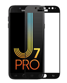 Galaxy J730 Pro Zore Kenarları Kırılmaya Dayanıklı Cam Ekran Koruyucu