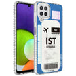 Galaxy M12 Kılıf Airbag Kenarlı Renkli Desenli Silikon Zore Elegans Kapak
