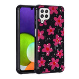 Galaxy M32 Kılıf Simli Desenli Kamera Korumalı Parlak Zore Popy Kapak