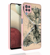 Galaxy M33 Kılıf Desenli Kamera Korumalı Parlak Zore Nora Kapak
