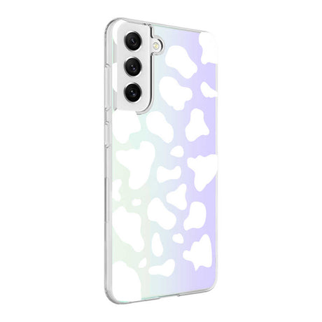 Galaxy S21 FE Kılıf Zore M-Blue Desenli Kapak