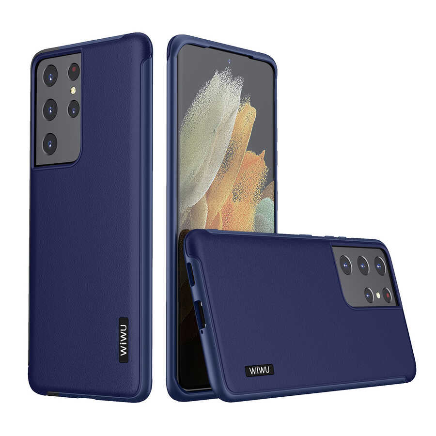 Galaxy S21 Ultra Kılıf ​​​​​Wiwu Sand Stone Kapak