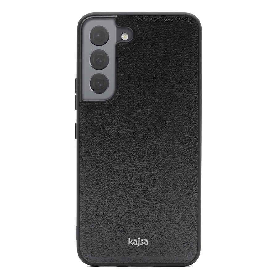 Galaxy S22 Kılıf ​Kajsa Luxe Collection Hakiki Deri Kapak