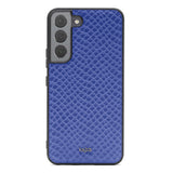 Galaxy S22 Kılıf ​Kajsa Pearl Pattern Hakiki Deri Kapak