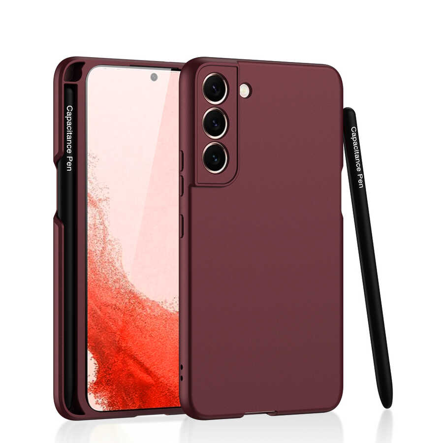 Galaxy S22 Kılıf Zore Kalemli Kıpta Kapak