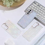 Galaxy S22 Kılıf Zore Sidney Desenli Sert Kapak