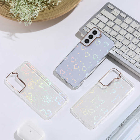 Galaxy S22 Kılıf Zore Sidney Desenli Sert Kapak