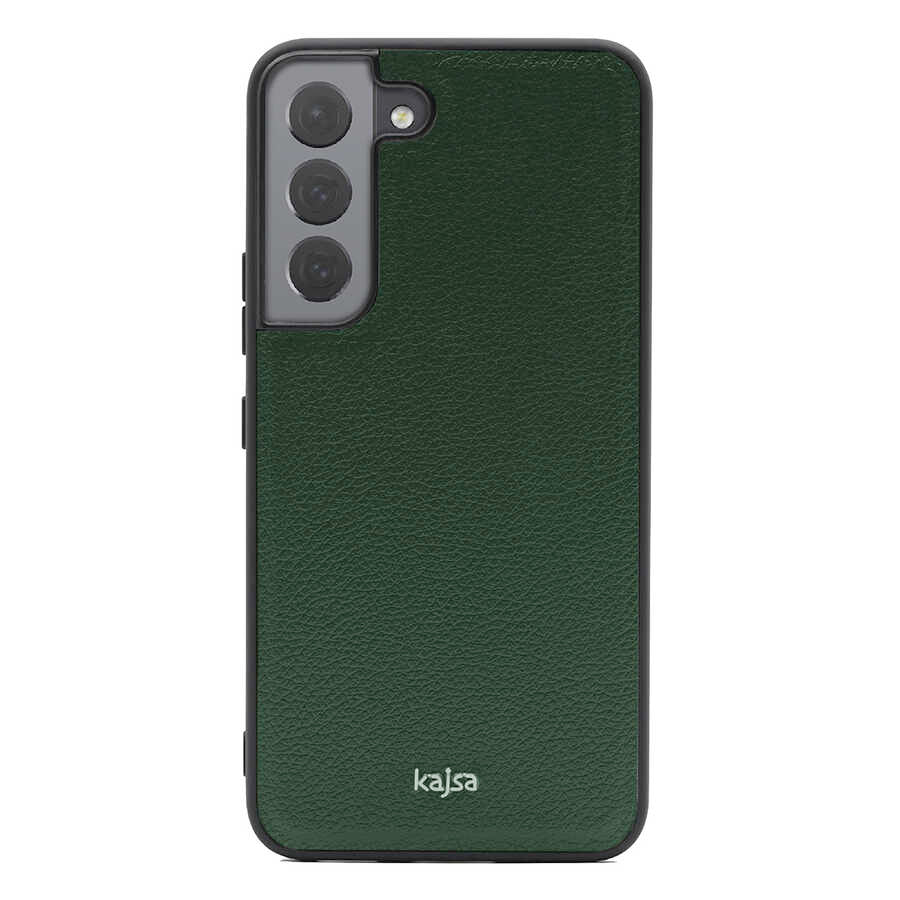 Galaxy S22 Plus Kılıf ​Kajsa Luxe Collection Hakiki Deri Kapak