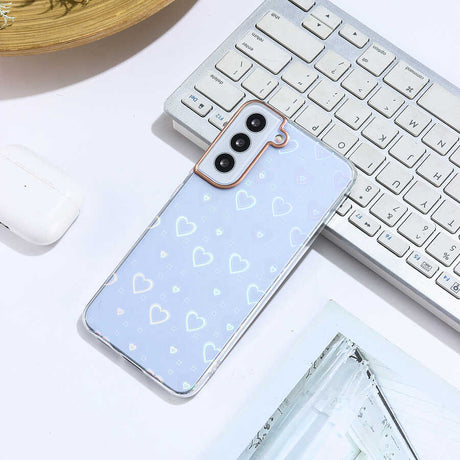 Galaxy S22 Plus Kılıf Zore Sidney Desenli Sert Kapak