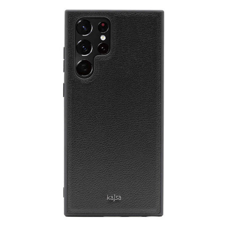 Galaxy S22 Ultra Kılıf ​Kajsa Luxe Collection Hakiki Deri Kapak