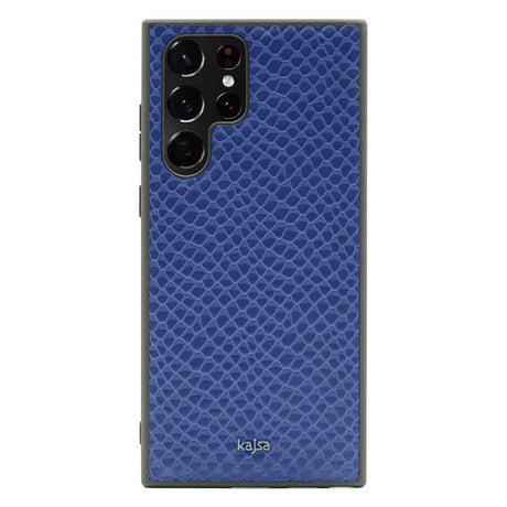 Galaxy S22 Ultra Kılıf ​Kajsa Pearl Pattern Hakiki Deri Kapak