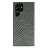 Galaxy S22 Ultra Kılıf ​Kajsa Pearl Pattern Hakiki Deri Kapak