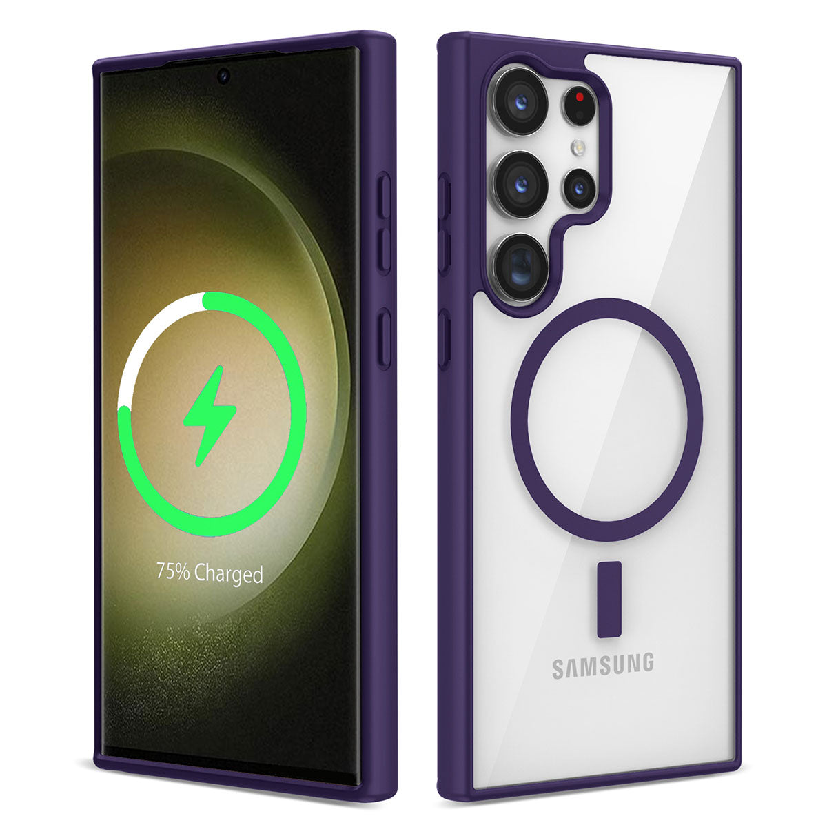 Galaxy S22 Ultra Kılıf M-safe Wireless Şarj Özellikli Silikon Zore Ege Kapak