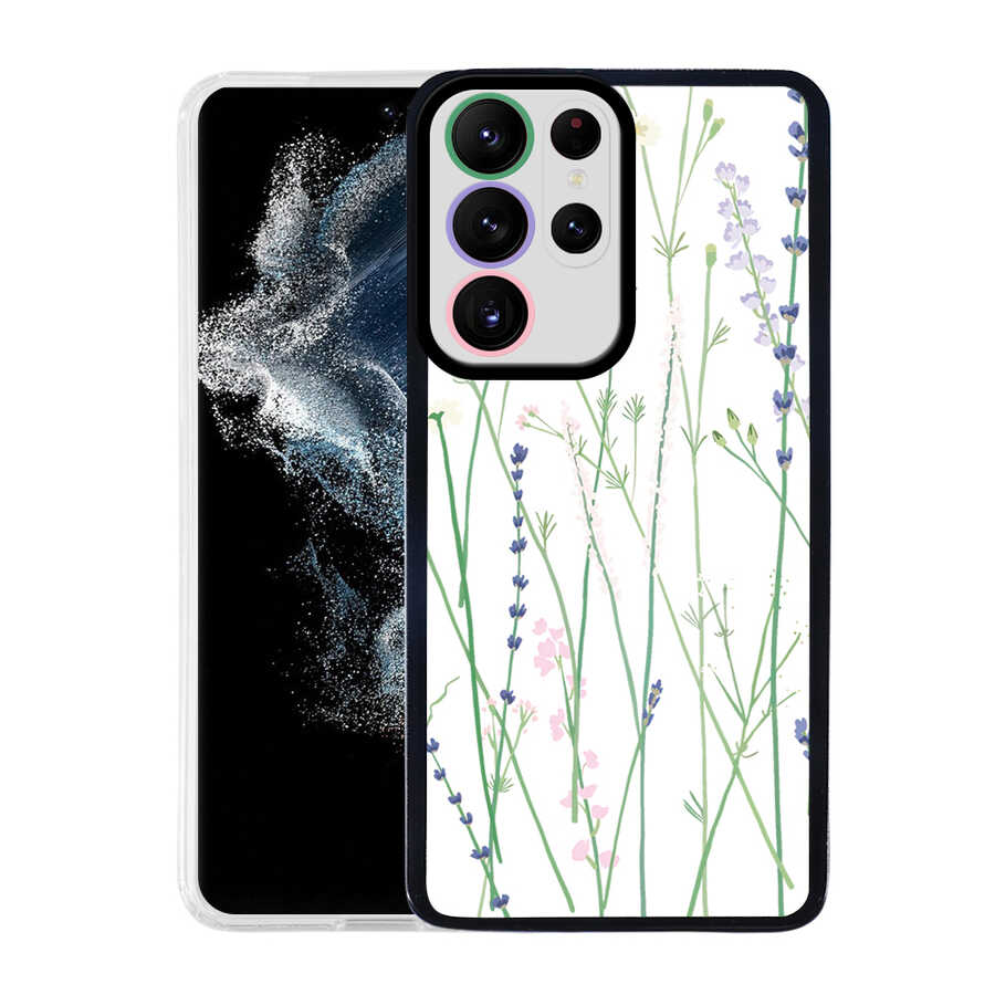 Galaxy S22 Ultra Kılıf Zore M-Fit Desenli Kapak