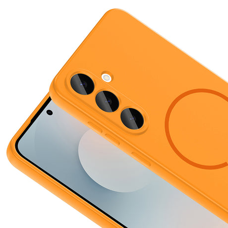 Galaxy S23 FE Kılıf M-safe Şarj Özellikli Zore Meta Kapak