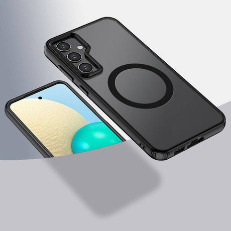 Galaxy S23 FE Kılıf Sert PC Arka Yüzey Wireless Şarj Özellikli Zore Flet M-safe Kapak