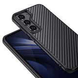 Galaxy S23 Plus Kılıf Aramid Karbon Fiber M-safe Özellikli Wlons Radison Kapak