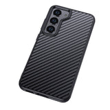 Galaxy S23 Plus Kılıf Aramid Karbon Fiber M-safe Özellikli Wlons Radison Kapak