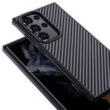 Galaxy S23 Ultra Kılıf Aramid Karbon Fiber M-safe Özellikli Wlons Radison Kapak