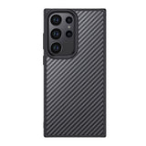 Galaxy S23 Ultra Kılıf Aramid Karbon Fiber M-safe Özellikli Wlons Radison Kapak
